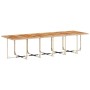 Garten-Essgruppe 17-teilig mit Kissen aus synthetischem Rattan in Beige. von , Gartensets - Ref: Foro24-3277959, Preis: 992,3...