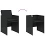 Set comedor de jardín con cojines 15 pzas ratán sintético negro by , Garden sets - Ref: Foro24-3277758, Price: 919,04 €, Disc...
