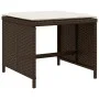 Set de muebles jardín 17 pzas y cojines ratán sintético marrón von , Gartensets - Ref: Foro24-3277772, Preis: 1,00 €, Rabatt: %
