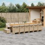 Set comedor de jardín 17 pzas con cojines ratán sintético beige by , Garden sets - Ref: Foro24-3277779, Price: 1,00 €, Discou...