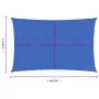 Toldo de vela rectangular HDPE azul 160 g/m² 4x7 m by , Umbrellas - Ref: Foro24-311520, Price: 60,09 €, Discount: %