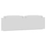Padded white synthetic leather headboard 180 cm by , Headboards and footboards - Ref: Foro24-374805, Price: 61,56 €, Discount: %