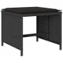 Garten-Essgruppe 9-teilig mit schwarzen Polstern aus synthetischem Rattan von , Gartensets - Ref: Foro24-3278082, Preis: 390,...