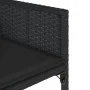 Garten-Essgruppe 9-teilig mit schwarzen Polstern aus synthetischem Rattan von , Gartensets - Ref: Foro24-3278082, Preis: 390,...