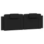 Padded black synthetic leather headboard 160 cm by , Headboards and footboards - Ref: Foro24-374797, Price: 61,14 €, Discount: %