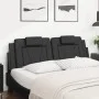 Padded black synthetic leather headboard 160 cm by , Headboards and footboards - Ref: Foro24-374797, Price: 61,14 €, Discount: %