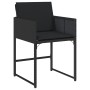 Set de muebles jardín 17 pzas con cojines ratán sintético negro by , Garden sets - Ref: Foro24-3278130, Price: 882,84 €, Disc...