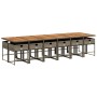 Set comedor de jardín con cojines 13 pzas ratán sintético gris by , Garden sets - Ref: Foro24-3278077, Price: 875,06 €, Disco...