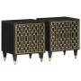 Mesitas de noche 2 uds madera maciza de mango 40x33x46 cm by , Nightstands - Ref: Foro24-358317, Price: 111,80 €, Discount: %