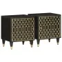 Mesitas de noche 2 uds madera maciza de mango 40x33x46 cm by , Nightstands - Ref: Foro24-358317, Price: 109,89 €, Discount: %