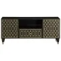 Mueble de TV madera maciza de mango 105x33x46 cm de , Muebles TV - Ref: Foro24-358334, Precio: 80,77 €, Descuento: %