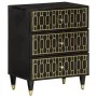 Massivholz-Nachttisch aus Mangoholz 50x33x60 cm von , Nachttische - Ref: Foro24-358329, Preis: 104,27 €, Rabatt: %