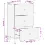 Armario auxiliar madera maciza de mango 40x33x75 cm by , Sideboards - Ref: Foro24-358343, Price: 98,72 €, Discount: %
