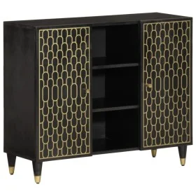 Armario auxiliar madera maciza de mango 90x33x75 cm by , Sideboards - Ref: Foro24-358348, Price: 145,84 €, Discount: %