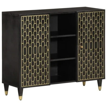 Armario auxiliar madera maciza de mango 90x33x75 cm by , Sideboards - Ref: Foro24-358348, Price: 145,81 €, Discount: %