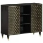 Armario auxiliar madera maciza de mango 90x33x75 cm by , Sideboards - Ref: Foro24-358348, Price: 145,81 €, Discount: %