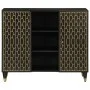 Armario auxiliar madera maciza de mango 90x33x75 cm by , Sideboards - Ref: Foro24-358348, Price: 145,81 €, Discount: %