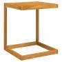 Mesa en forma de C madera maciza de acacia 42x40x50 cm by , Garden tables - Ref: Foro24-365857, Price: 37,30 €, Discount: %