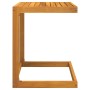 Tisch in C-Form aus massivem Akazienholz, 42x40x50 cm. von , Gartentische - Ref: Foro24-365857, Preis: 39,55 €, Rabatt: %
