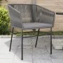 Gartensofas mit Kissen 2 Stück Kunststoff-Rattan Grau von , Gartenstühle - Ref: Foro24-369104, Preis: 140,38 €, Rabatt: %