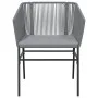 Gartensofas mit Kissen 2 Stück Kunststoff-Rattan Grau von , Gartenstühle - Ref: Foro24-369104, Preis: 140,38 €, Rabatt: %