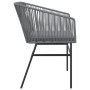 Gartensofas mit Kissen 2 Stück Kunststoff-Rattan Grau von , Gartenstühle - Ref: Foro24-369104, Preis: 142,30 €, Rabatt: %