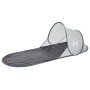 Tienda de playa pop-up impermeable gris