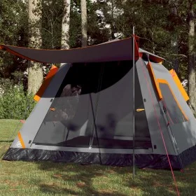 Iglu-Zelt für 5 Personen, schnelles Öffnen, grau/orange. von , Zelte - Ref: Foro24-4004148, Preis: 146,12 €, Rabatt: %