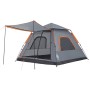 Iglu-Zelt für 5 Personen, schnelles Öffnen, grau/orange. von , Zelte - Ref: Foro24-4004148, Preis: 122,40 €, Rabatt: %