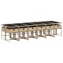 Set comedor de jardín con cojines 13 pzas ratán sintético beige von , Gartensets - Ref: Foro24-3278075, Preis: 828,12 €, Raba...