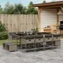 Set comedor de jardín con cojines 13 pzas ratán sintético gris by , Garden sets - Ref: Foro24-3278107, Price: 744,88 €, Disco...