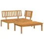 Set de sofás de palets de jardín 2 pzas madera maciza de acacia by , Outdoor sofas - Ref: Foro24-365848, Price: 199,75 €, Dis...