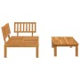 Set de sofás de palets de jardín 2 pzas madera maciza de acacia von , Outdoor-Sofas - Ref: Foro24-365848, Preis: 203,12 €, Ra...