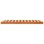 Massives Kiefernholzbettgestell in brauner Wachsfarbe, 100x200 cm. von , Betten und Lattenroste - Ref: Foro24-847152, Preis: ...