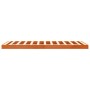 Solid pine wood bed frame in brown wax finish 100x200 cm by , Beds and slatted bases - Ref: Foro24-847152, Price: 64,77 €, Di...