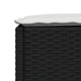 Set de muebles de jardín 5 pzas y cojines ratán sintético negro by , Garden sets - Ref: Foro24-3261785, Price: 369,26 €, Disc...