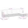 Set de muebles de jardín 5 pzas y cojines ratán sintético negro by , Garden sets - Ref: Foro24-3261785, Price: 369,26 €, Disc...