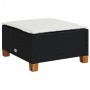 Set de sofás de jardín 6 piezas y cojines ratán sintético negro by , Garden sets - Ref: Foro24-3261791, Price: 426,45 €, Disc...