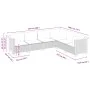Set de sofás de jardín 6 piezas y cojines ratán sintético negro by , Garden sets - Ref: Foro24-3261857, Price: 487,50 €, Disc...