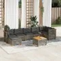 Set de sofás de jardín y cojines 8 piezas ratán sintético gris by , Garden sets - Ref: Foro24-3261933, Price: 640,92 €, Disco...