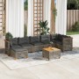 Set de sofás de jardín y cojines 8 piezas ratán sintético gris by , Garden sets - Ref: Foro24-3261933, Price: 641,81 €, Disco...