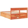 Estructura cama con cajones madera pino marrón cera 140x190 cm de , Camas y somieres - Ref: Foro24-3282356, Precio: 292,98 €,...