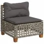 Garden sofa set 10 pieces with gray synthetic rattan cushions by , Garden sets - Ref: Foro24-3262035, Price: 875,36 €, Discou...