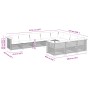 Garden sofa set 10 pieces with gray synthetic rattan cushions by , Garden sets - Ref: Foro24-3262035, Price: 827,12 €, Discou...