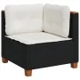 Garden sofa set 11 pieces and black synthetic rattan cushions by , Garden sets - Ref: Foro24-3262037, Price: 894,75 €, Discou...