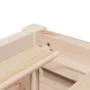 Estructura de cama madera maciza de pino 140x200 cm de , Camas y somieres - Ref: Foro24-3282375, Precio: 178,38 €, Descuento: %