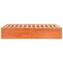 Estructura de cama madera maciza pino marrón cera 120x200 cm de , Camas y somieres - Ref: Foro24-3282380, Precio: 203,90 €, D...