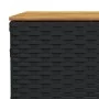 Gartensofagarnitur 11-teilig mit schwarzen Kissen aus synthetischem Rattan von , Gartensets - Ref: Foro24-3262049, Preis: 816...