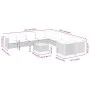 Set de sofás de jardín 11 pzas y cojines ratán sintético negro by , Garden sets - Ref: Foro24-3262049, Price: 790,28 €, Disco...