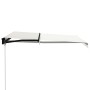 Manual retractable awning with cream LED 300x250 cm by vidaXL, Awnings - Ref: Foro24-3055221, Price: 276,76 €, Discount: %